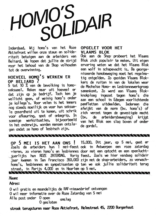 Sociale Strijd_Homo's Solidair_pamflet Beliard_0001