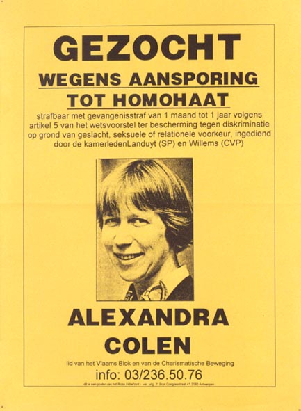 Alexandra Colen_affiche Gezocht